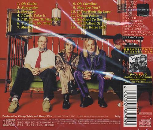 Cheap Trick Music for Hangovers Lサイズ Cheap Trick – Music For Hangovers – CD (Album), 1999 [r7667938